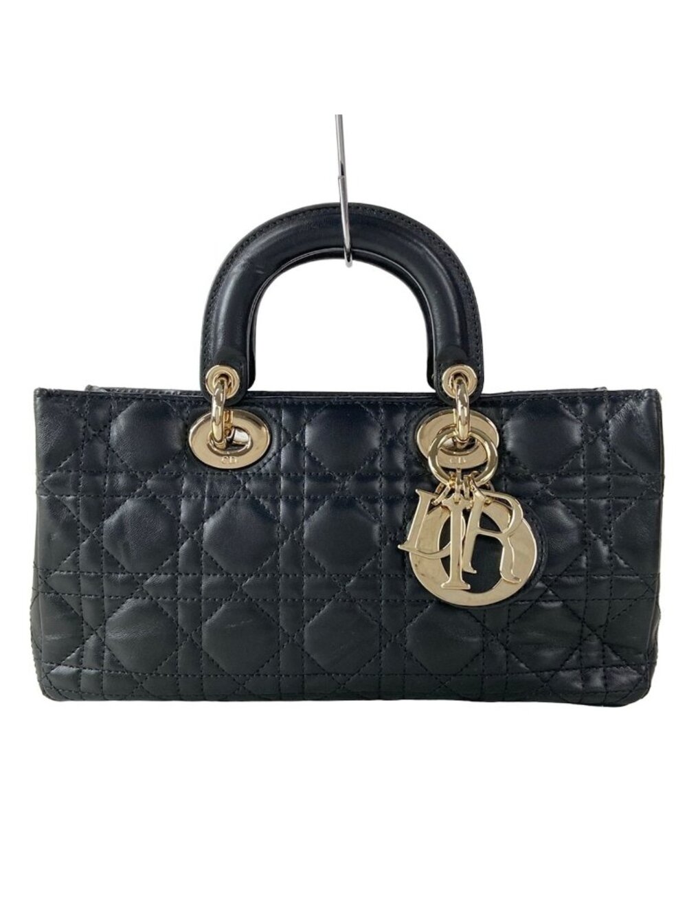 Dior Handbag les Didi Joy Bag Small Lady D-joy Black Gold Lambskin